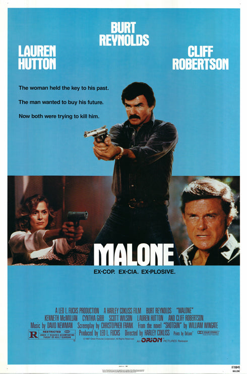 malone 1987 one sheet poster rolled